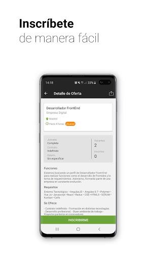 Infoempleo - Trabajo y empleo - عکس برنامه موبایلی اندروید