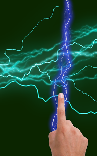 Electric screen prank. Touch it! Live wallpaper - Image screenshot of android app
