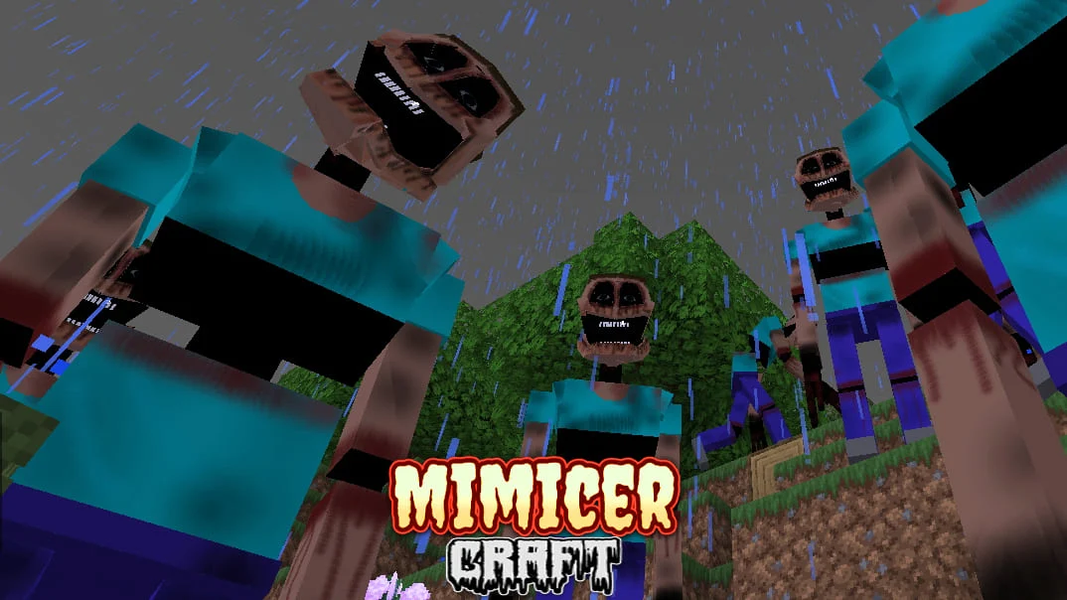 Mimicer Craft: Haunted Island - Gameplay image of android game