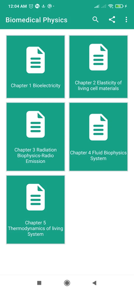 Biomedical Physics - Image screenshot of android app