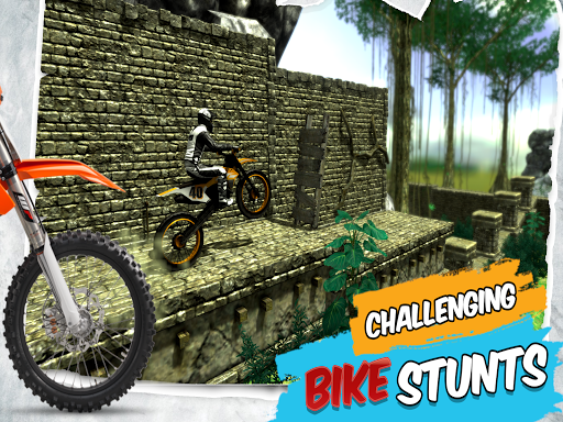 Bike Stunt Rider Simulator: Stunt Bike Games 2021 - Gameplay image of android game