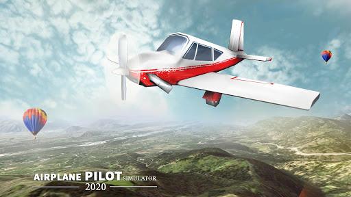 Airplane pilot simulator - Gameplay image of android game