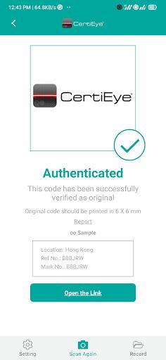 CertiEye - عکس برنامه موبایلی اندروید