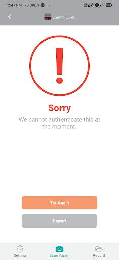 CertiEye - عکس برنامه موبایلی اندروید