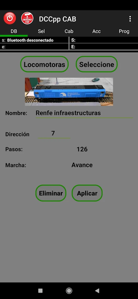 DCCpp Cab - Image screenshot of android app