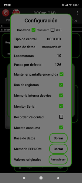 DCCpp Cab - Image screenshot of android app