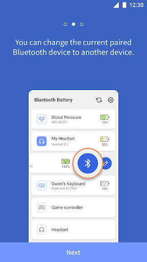 Bluetooth Battery - عکس برنامه موبایلی اندروید