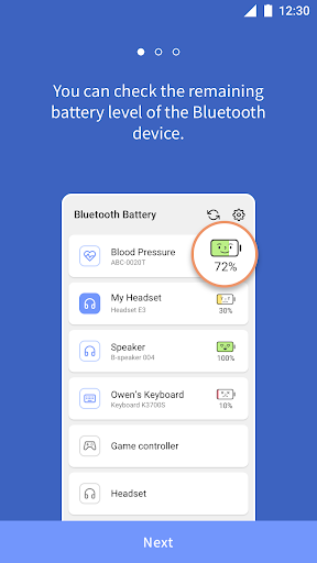 Bluetooth Battery - عکس برنامه موبایلی اندروید