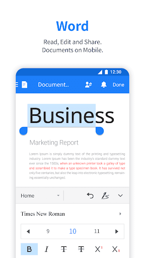 Polaris Office: Edit&View, PDF - Image screenshot of android app