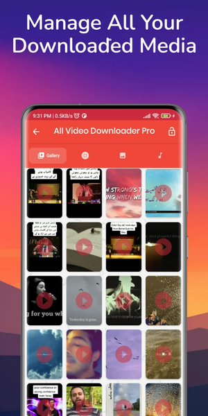 All Video Downloader Pro - عکس برنامه موبایلی اندروید