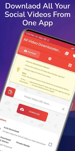 All Video Downloader Pro - Image screenshot of android app