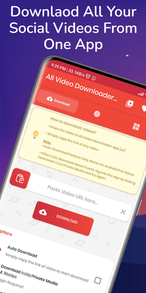 All Video Downloader Pro - عکس برنامه موبایلی اندروید