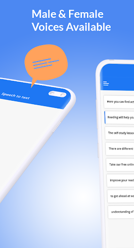 Text to Speech Reader - عکس برنامه موبایلی اندروید