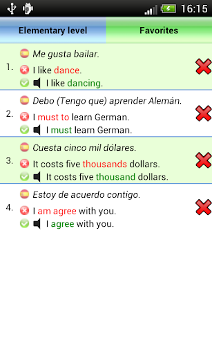 Common English Mistakes - عکس برنامه موبایلی اندروید