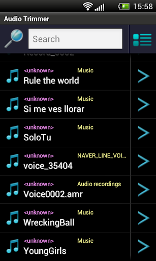 Music Trimmer - Image screenshot of android app