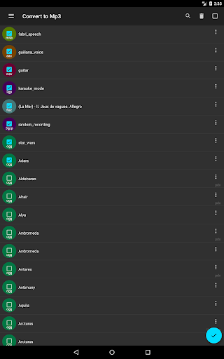 Convert to Mp3 - عکس برنامه موبایلی اندروید