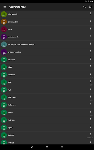 Convert to Mp3 - عکس برنامه موبایلی اندروید