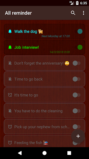 All reminder - عکس برنامه موبایلی اندروید