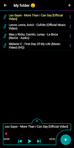 Simple Music Player - عکس برنامه موبایلی اندروید