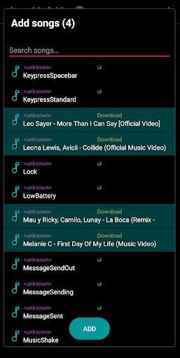 Simple Music Player - عکس برنامه موبایلی اندروید