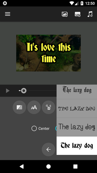 Video Lyrics - Image screenshot of android app