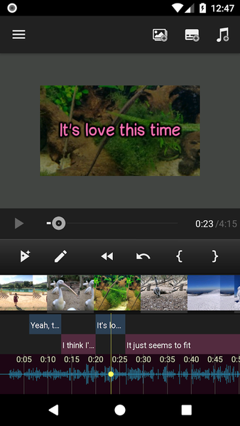 Video Lyrics - Image screenshot of android app