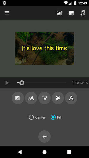 Video Lyrics - Image screenshot of android app