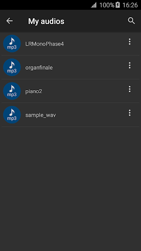 Wav to Mp۳ - عکس برنامه موبایلی اندروید