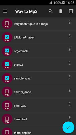 Wav to Mp3 - Image screenshot of android app