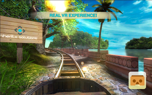 VR Roller Coaster - Gameplay image of android game