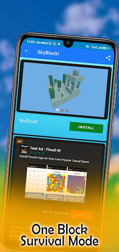 One Block Survival Mode for MCPE - عکس برنامه موبایلی اندروید