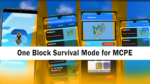 One Block Survival Mode for MCPE - عکس برنامه موبایلی اندروید