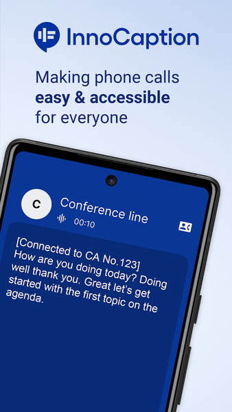 InnoCaption Live Call Captions - عکس برنامه موبایلی اندروید