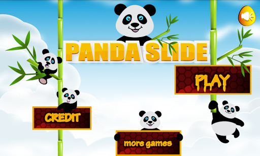 Panda Slide - Gameplay image of android game