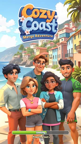 Cozy Coast: Merge Adventure - Gameplay image of android game