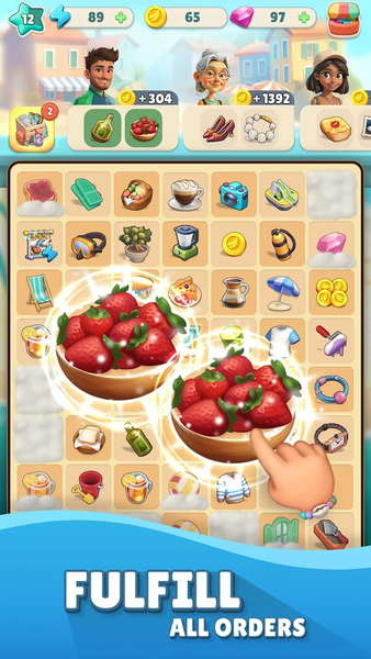 Cozy Coast: Merge Adventure - Gameplay image of android game