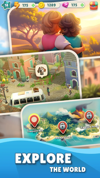 Cozy Coast: Merge Adventure - Gameplay image of android game