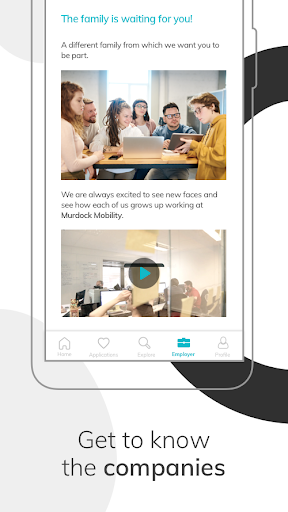 b4work - job search - Image screenshot of android app
