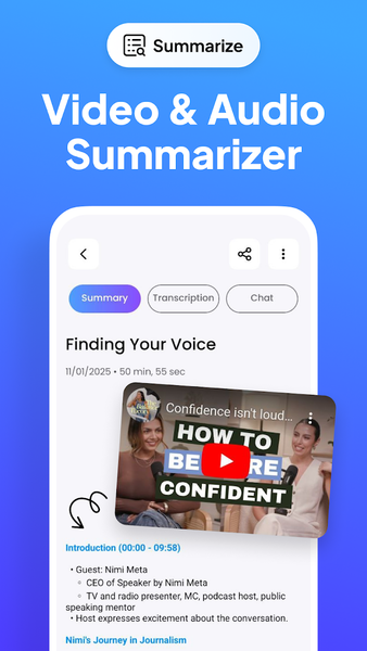 AI Note Taker & Summarizer - عکس برنامه موبایلی اندروید