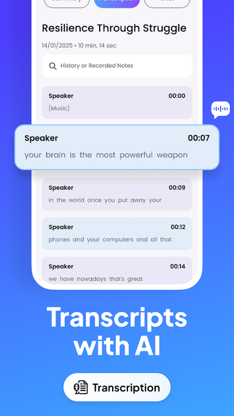 AI Note Taker & Summarizer - عکس برنامه موبایلی اندروید