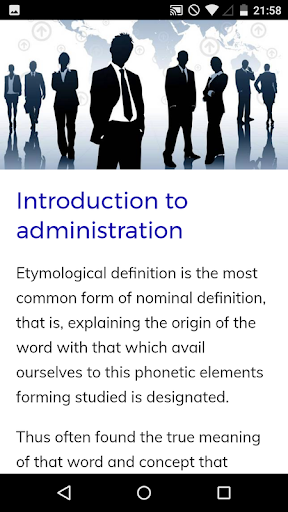 Administration Course - عکس برنامه موبایلی اندروید