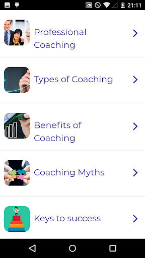 Coaching Course - Image screenshot of android app