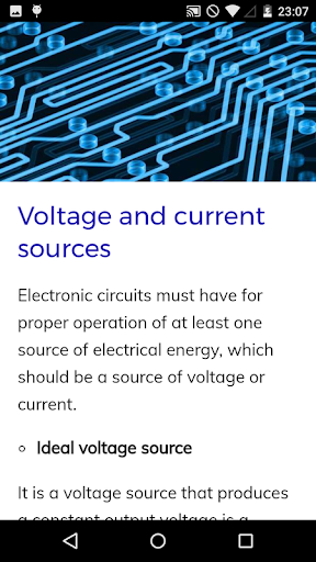 Electronics Course - عکس برنامه موبایلی اندروید