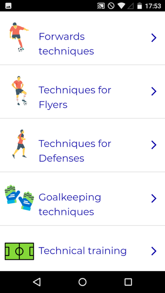 Soccer Techniques Course - Image screenshot of android app