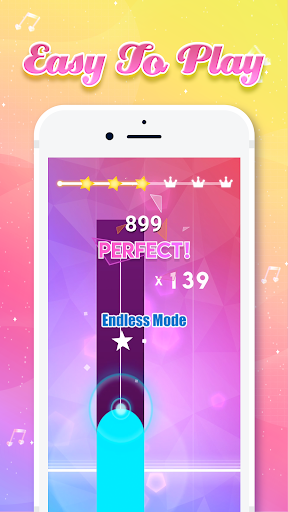 Magic Piano Tiles Vocal - Gameplay image of android game