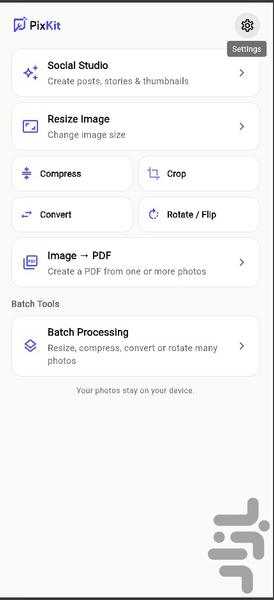 PixKit - عکس برنامه موبایلی اندروید