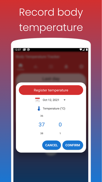 Body Temperature Tracker - عکس برنامه موبایلی اندروید