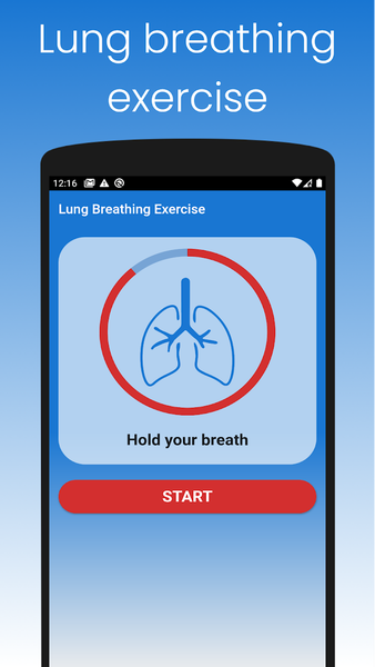 Lung Breathing Exercise - Image screenshot of android app