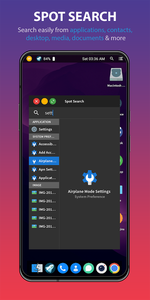 Mac Launcher - Mac OS Launcher - عکس برنامه موبایلی اندروید
