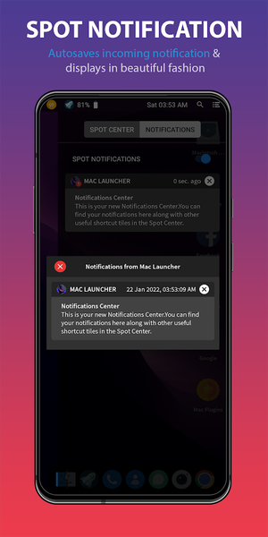 Mac Launcher - Mac OS Launcher - عکس برنامه موبایلی اندروید